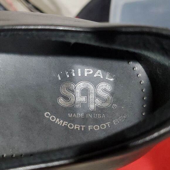 SAS Maria Mary Jane Shoes in Black Size 11 WW or Double Wide - Picture 5 of 13